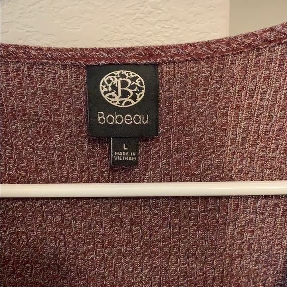 Maroon long sleeve low cut - Picture 3 of 3